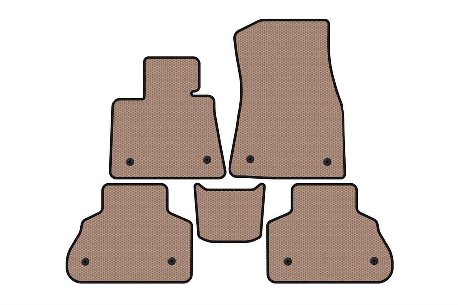 BMW X5 G05 2019–2026 Alfombrillas de Goma Carsuit (Beige) Foto 1