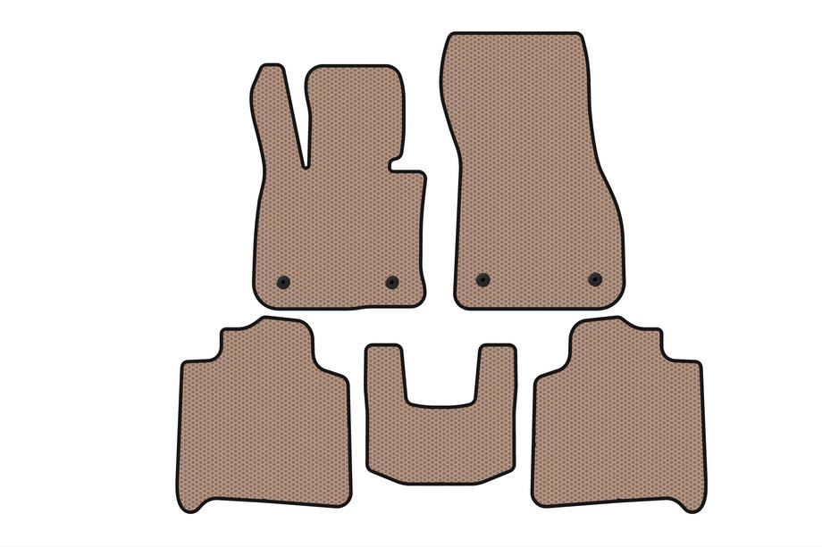 BMW 2 Series Active Tourer F45/F46 2014-2021 Alfombrillas de Goma Carsuit (Para F46, 3 Filas, Beige) Foto 1