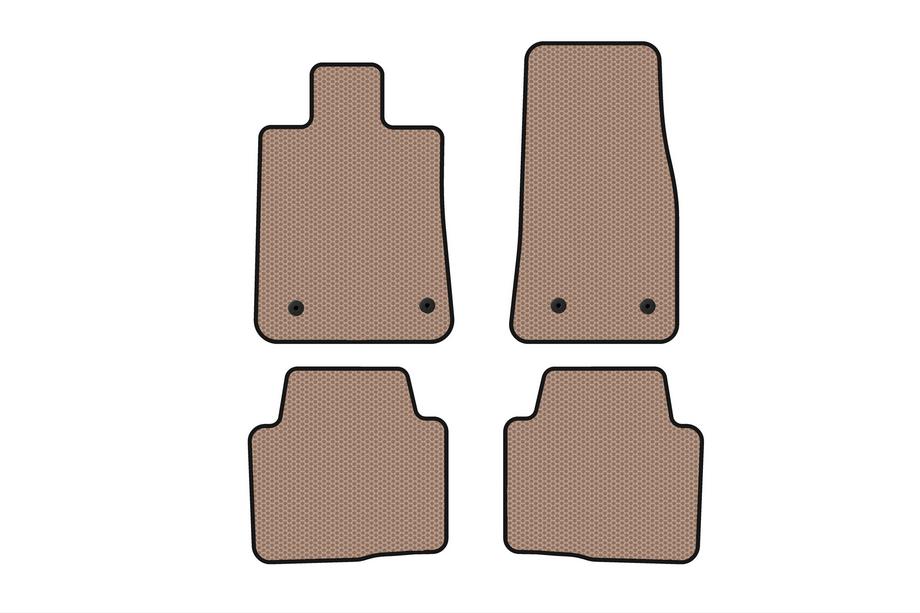 Cadillac CTS 2013-2019 Alfombrillas de Goma Carsuit (2013+, Beige) Image
