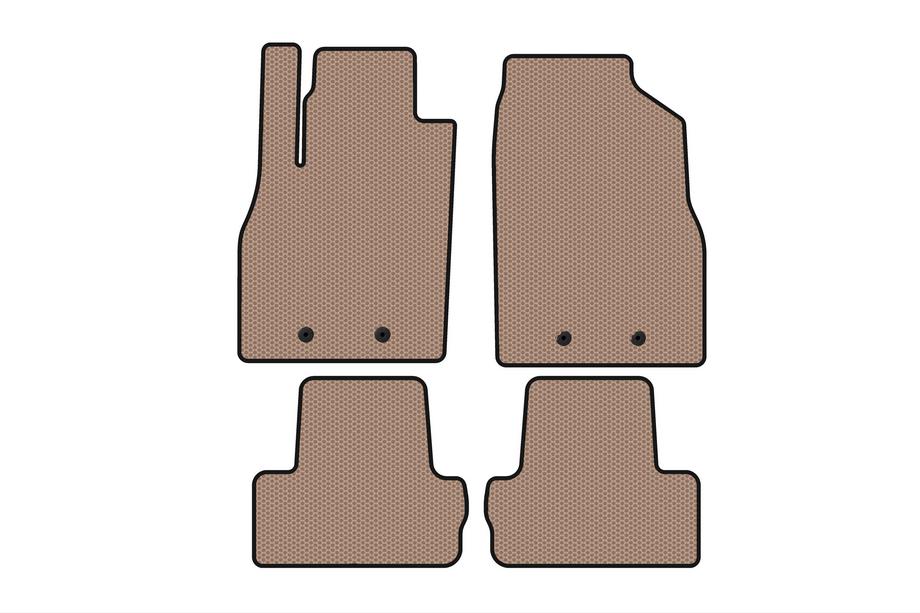 Chevrolet Volt 2010-2016 Alfombrillas de Goma Carsuit (Beige) Image