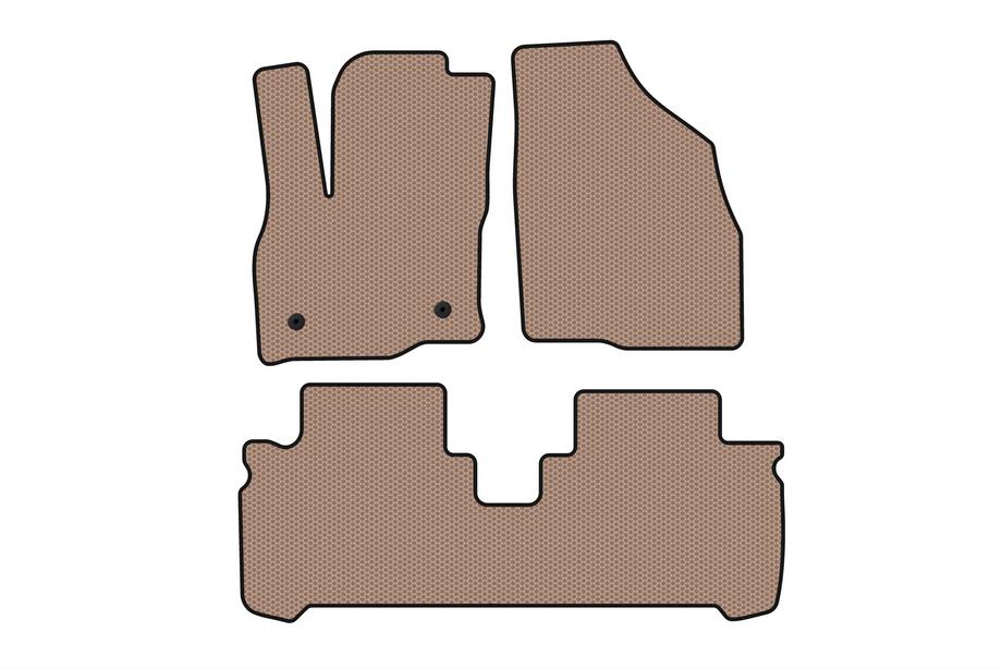 Chevrolet Bolt 2016-2023 Alfombrillas de Goma Carsuit (Beige) Image