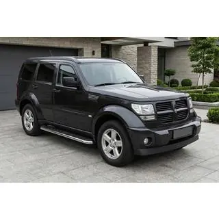 Estribos Laterales Maydos V1 (2 uds., Aluminio y Acero Inoxidable) Dodge Nitro 2006-2011 foto 1
