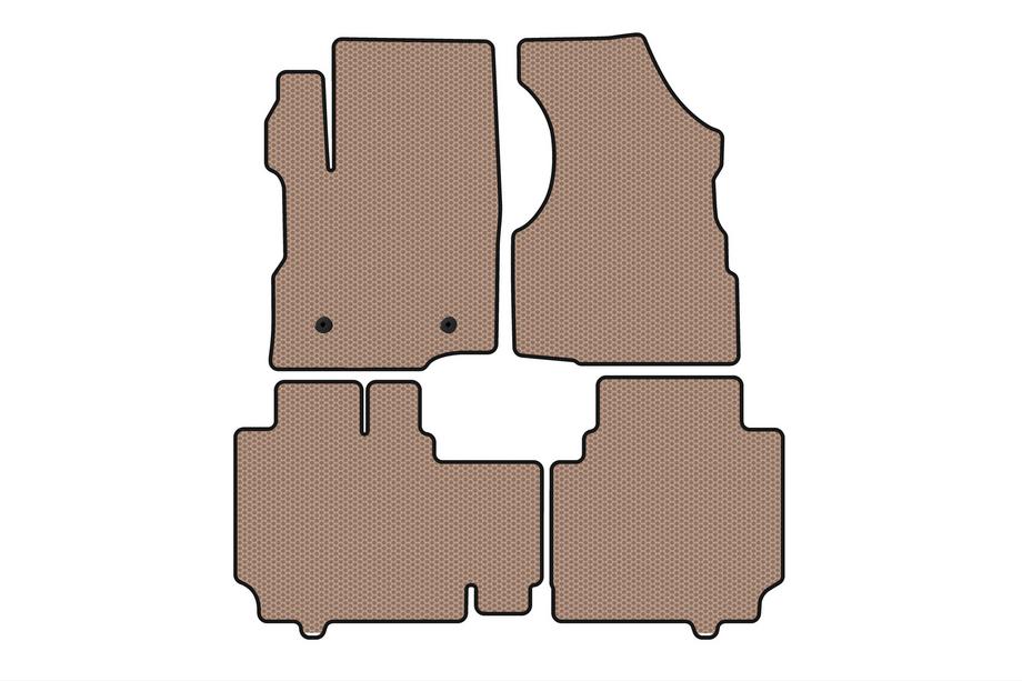 Chevrolet Equinox 2009-2016 Alfombrillas de goma Carsuit (2015-2017, beige) Image