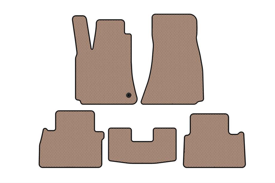 Chrysler C300 2004-2011 Alfombrillas de goma Carsuit (SD, beige) Image