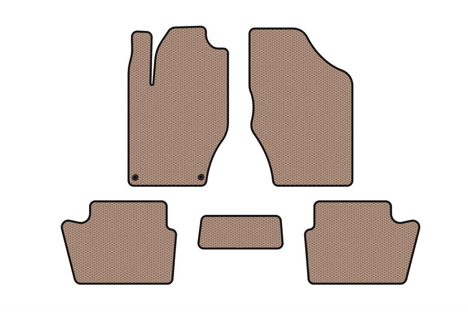 Citroen DS-4 2010-2015 Alfombrillas de Goma Carsuit (HB, Pre-Restyling, Beige) Foto 1