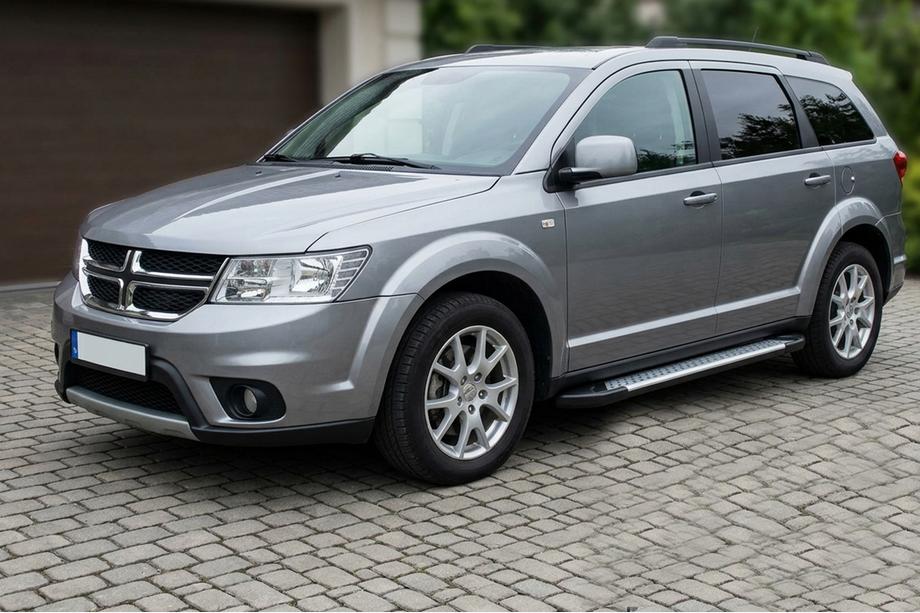 Dodge Journey 2008-2020 Estribos laterales Allmond Grey (2 uds., aluminio) Image
