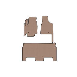 Alfombrillas de Goma Carsuit (2008-2020, 2 Filas, 8 Plazas/Equipamiento SXT, Beige) Dodge Grand Caravan V 2008-2020 foto 1