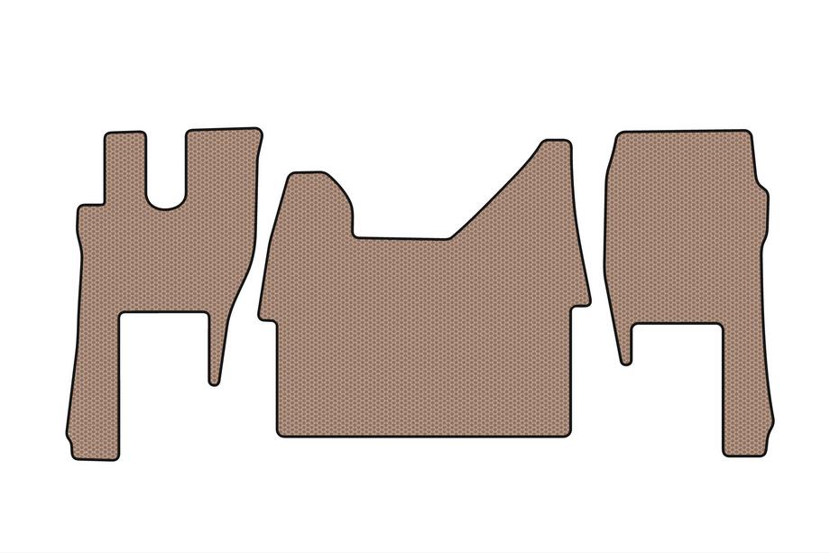 Ford F-MAX 2018-2023 Alfombrillas de Goma Carsuit (Beige) Image