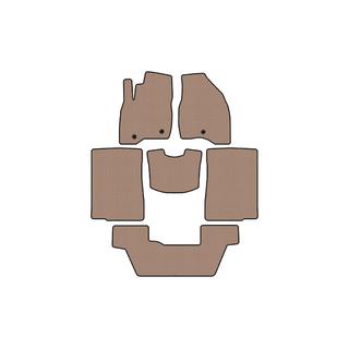 Alfombrillas de goma Carsuit (2015-2017, 3 filas, 7 plazas, beige) foto 1