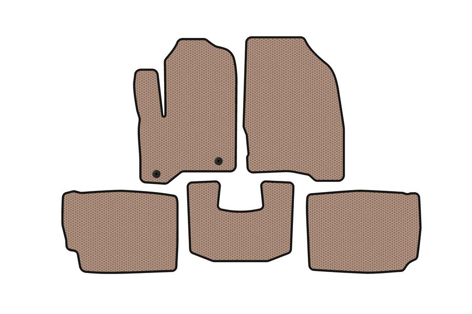 Ford Tauro 2010-2019 Alfombrillas de goma Carsuit (2010-2012, beige) Image