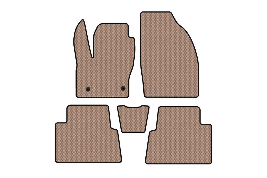 Ford Kuga 2008-2013 Alfombrillas de Goma Carsuit (Beige) Image