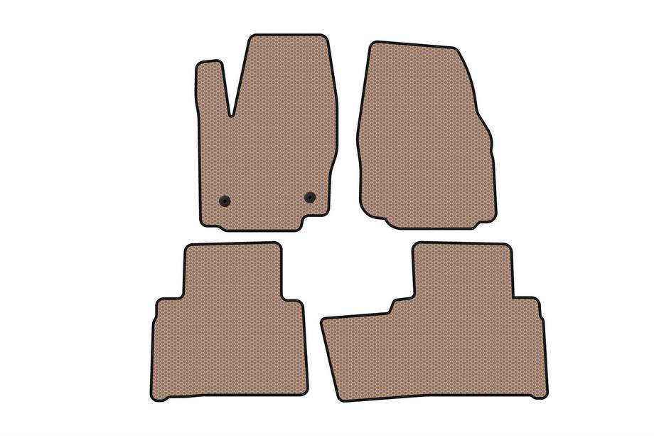 Ford Galaxy 2007-2015 Alfombrillas de goma Carsuit (2 filas, beige) Foto 1