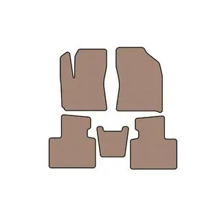 Alfombrillas de Goma Carsuit (Beige)