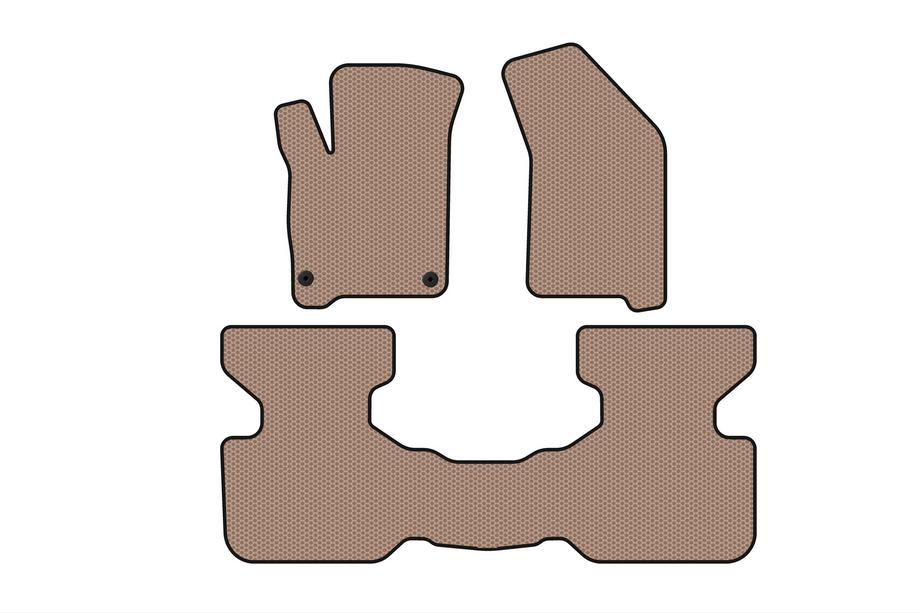 Fiat Freemont 2011-2016 Alfombrillas de goma Carsuit (2011-2016, beige) Image