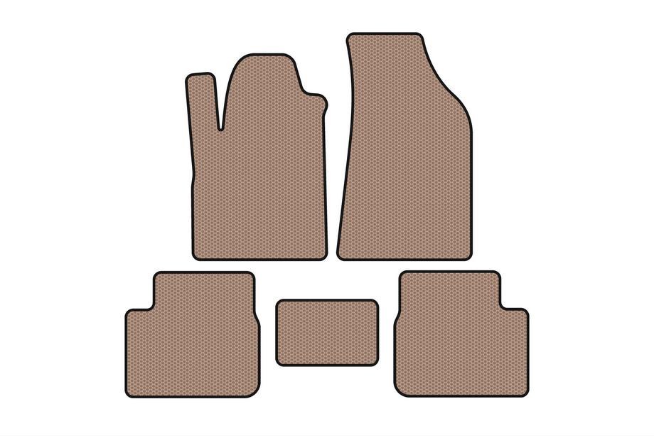 Fiat Bravo 2008-2016 Alfombrillas de Goma Carsuit (Beige) Image