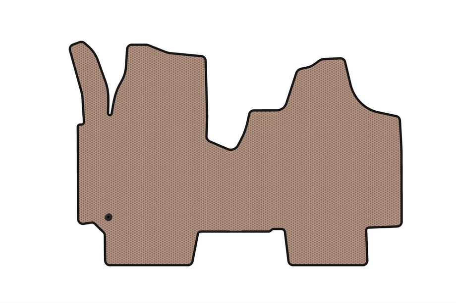 Fiat Scudo 2007-2015 Alfombrillas de Goma Carsuit (Beige) Image