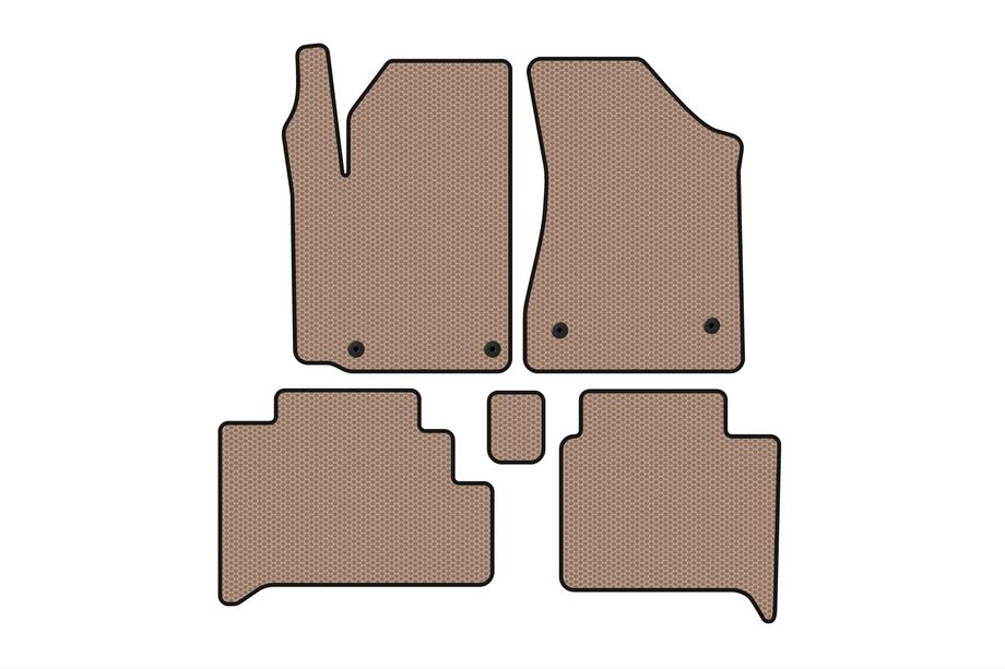 Geely GC-5 2010-2015 Alfombrillas de Goma Carsuit (HB, Beige) Image