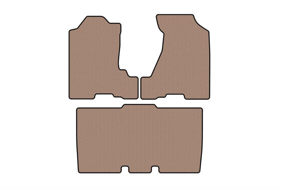Honda Element 2003-2011 Alfombrillas de Goma Carsuit (Beige) Image