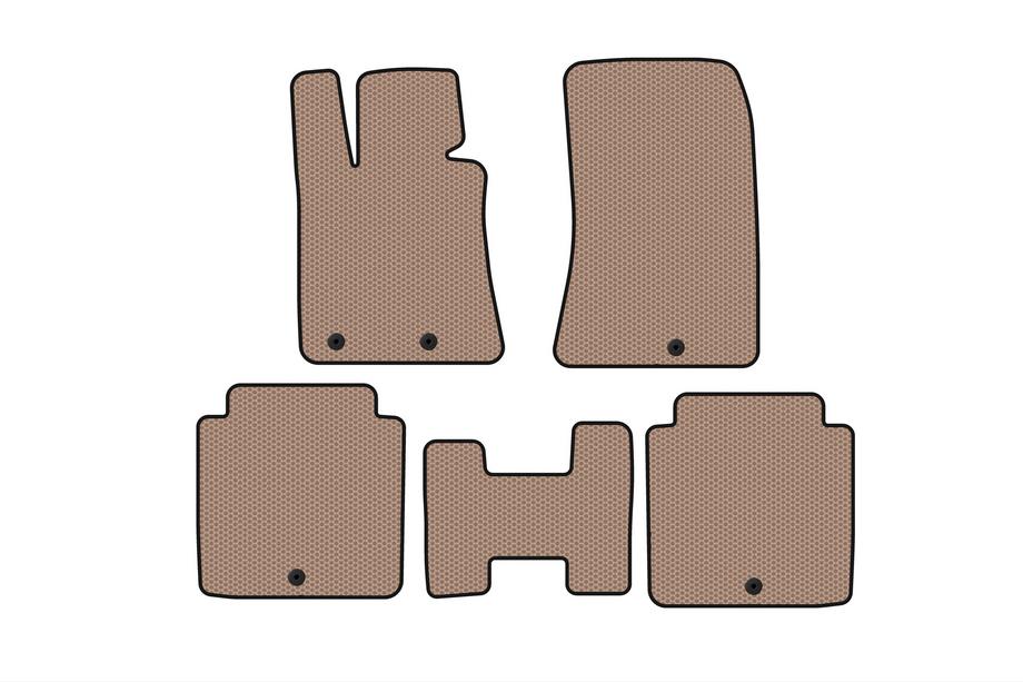 Hyundai Equus 2009-2016 Alfombrillas de Goma Carsuit (Beige) Image