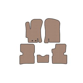 Alfombrillas de goma Carsuit (SD, beige) Hyundai Accent 2006-2010 foto 1