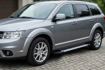 Fiat Freemont 2011-2016 Estribos laterales Allmond Grey (2 uds., aluminio) foto 1