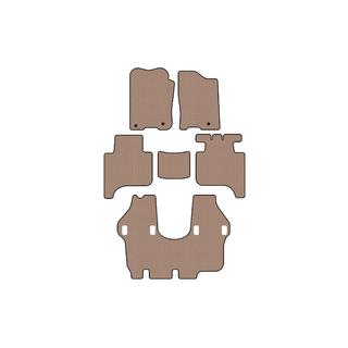 Alfombrillas de goma Carsuit (3 filas, 2004-2008, beige) Infiniti QX56 2004-2010 foto 1