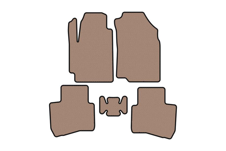 JAC S2 2014-2020 Alfombrillas de Goma Carsuit (Beige) Image