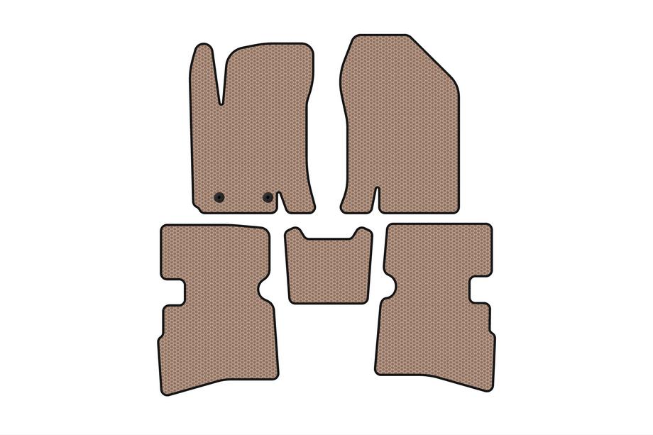 JAC S4 2018- Alfombrillas de Goma Carsuit (Beige) Image