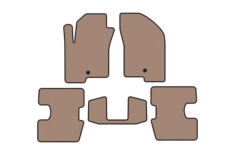 Jeep Patriot 2007-2016 Alfombrillas de Goma Carsuit (Beige) Foto 1