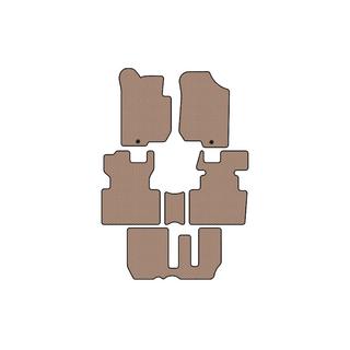 Alfombrillas de goma Carsuit (2006-2012, 3 filas, 7 plazas, beige) foto 1