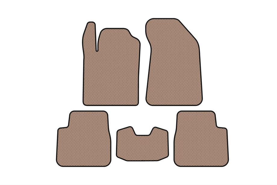 Lancia Delta 2008-2014 Alfombrillas de Goma Carsuit (Beige) Image