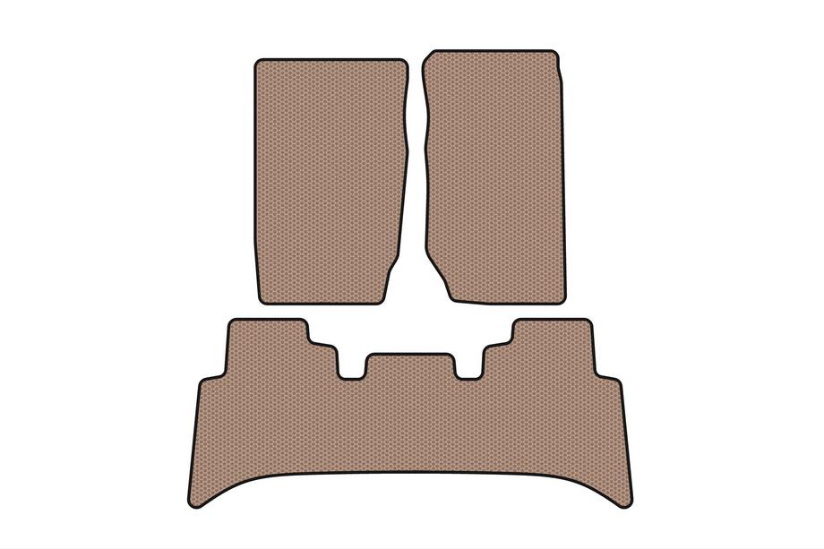 Range Rover II P38A 1997-2002 Alfombrillas de Goma Carsuit (Beige) Image
