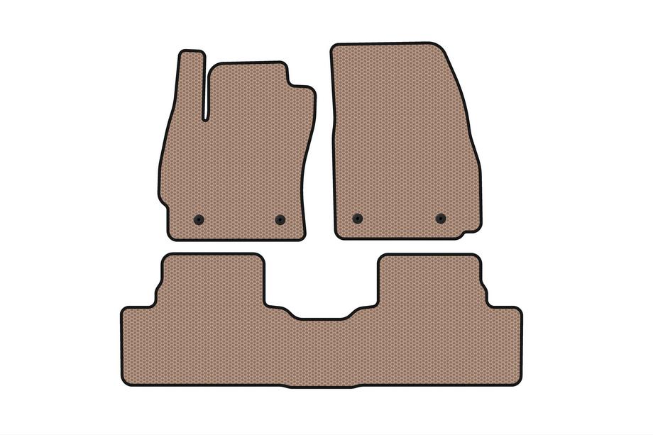Mazda 5 2010-2018 Alfombrillas de goma Carsuit (2 filas, beige) Foto 1