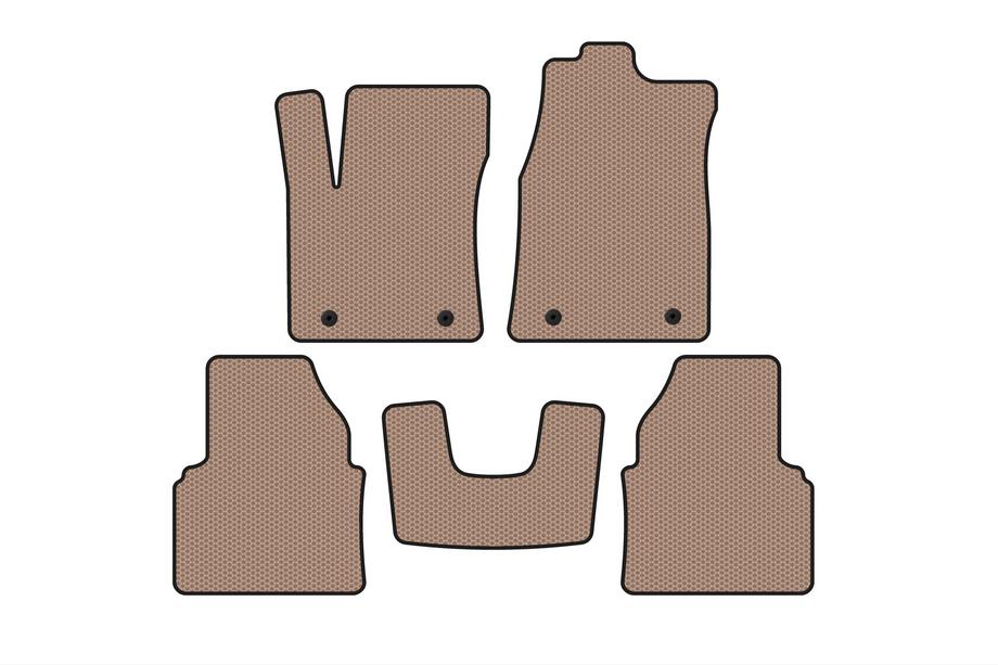 MG 550 2008-2014 Alfombrillas de Goma Carsuit (Beige) Image