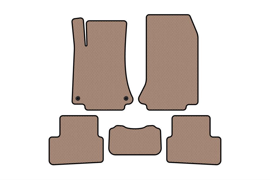 Mercedes A-class W176 2012-2018 Alfombrillas de Goma Carsuit (Beige) Foto 1