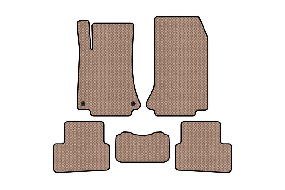 Smart 1998-2007 Alfombrillas de Goma Carsuit (2003-2007, Coupe, Beige) Foto 1