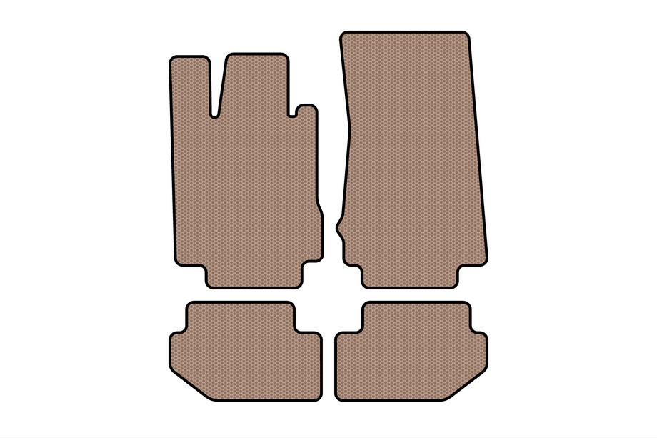 Mercedes CL-class C215 1999-2006 Alfombrillas de Goma Carsuit (Beige) Foto 1