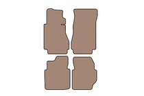 Mercedes W123 1975-1986 Alfombrillas de Goma Carsuit (Beige) foto 1
