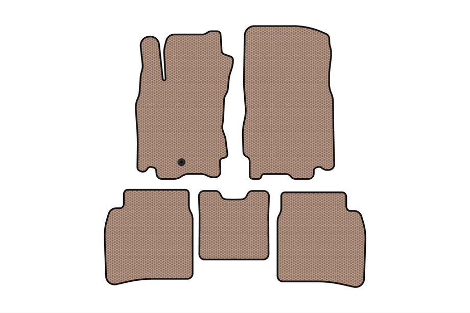 Nissan Note 2004-2012 Alfombrillas de Goma Carsuit (Beige) Foto 1
