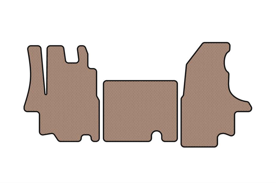 Opel Movano 2004-2010 Alfombrillas de Goma Carsuit (Beige) Image