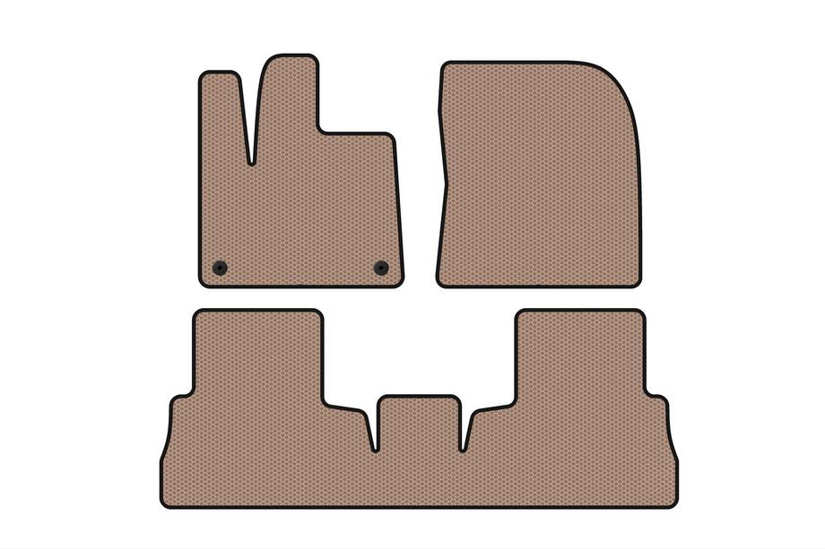 Opel Combo 2019- Alfombrillas de Goma Carsuit (Beige) Image