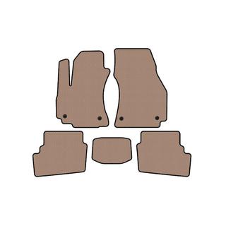 Alfombrillas de goma Carsuit (2 filas, 2003-2005, 7 plazas, beige) Opel Zafira A 1998-2005 foto 1
