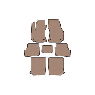Alfombrillas de goma Carsuit (3 filas, 2003-2005, 7 plazas, beige) Opel Zafira A 1998-2005 foto 1