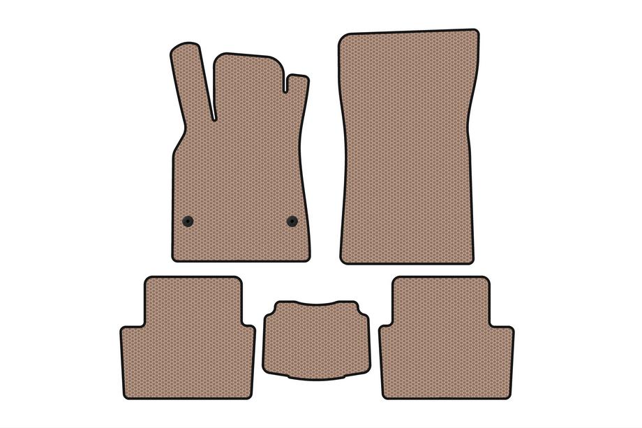 Renault Fluence 2009-2016 Alfombrillas de goma Carsuit (SD, beige) Image