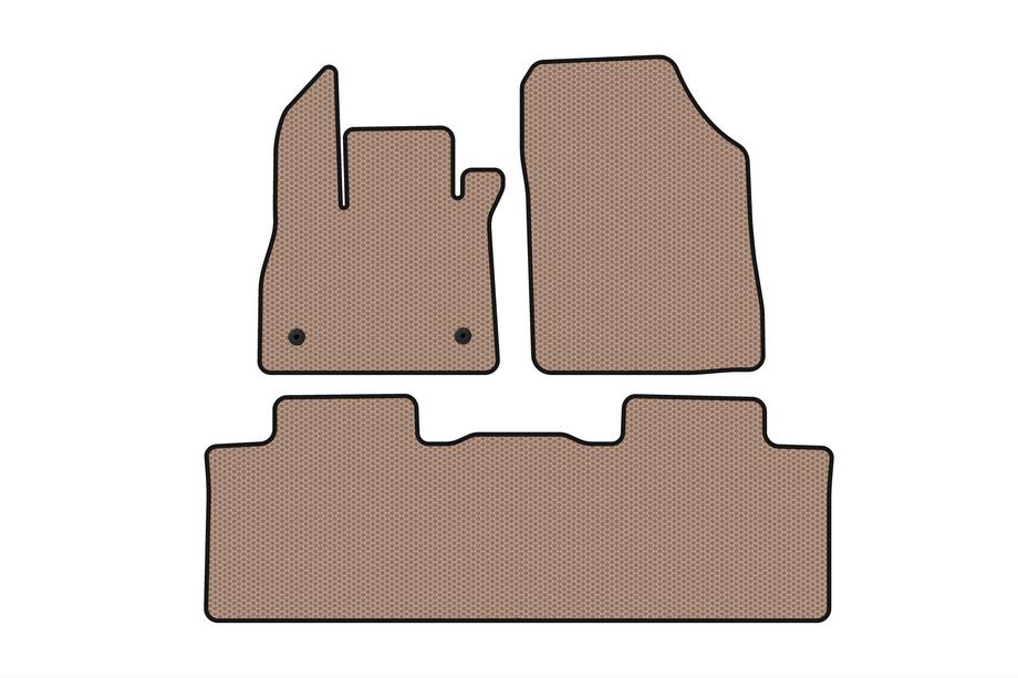Renault Espace 2014- Alfombrillas de Goma Carsuit (5 Plazas, Beige) Image