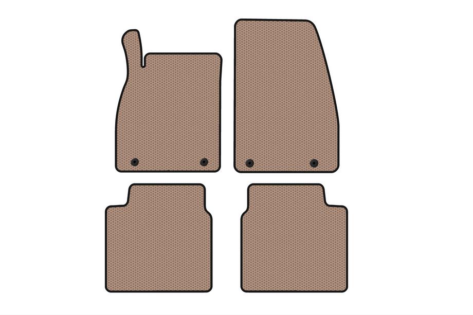 Saab 9-5 2010-2012 Alfombrillas de Goma Carsuit (Beige) Image