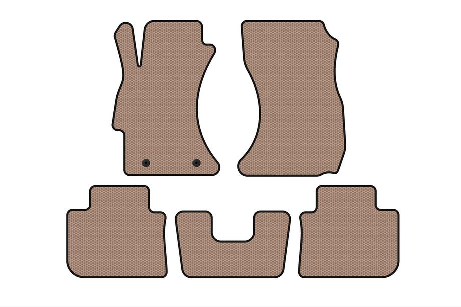 Subaru WRX 2014- Alfombrillas de goma Carsuit (SD, beige) Image