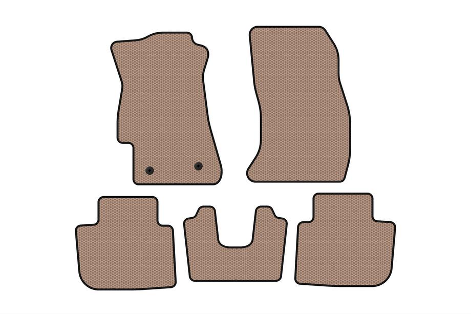 Subaru XV 2011-2017 Alfombrillas de goma Carsuit (2011-2016, beige) Image