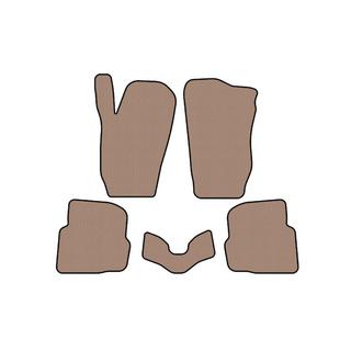 Alfombrillas de goma Carsuit (SD, beige) Seat Cordoba 2000-2009 foto 1