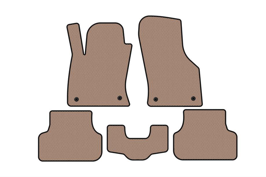 Seat Leon 2013-2020 Alfombrillas de goma Carsuit (2013-2016, SW, beige) Foto 1